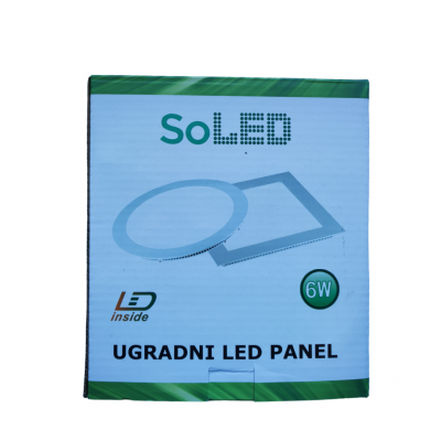 ***LED svetilka, vgradna, 6W  Svetila